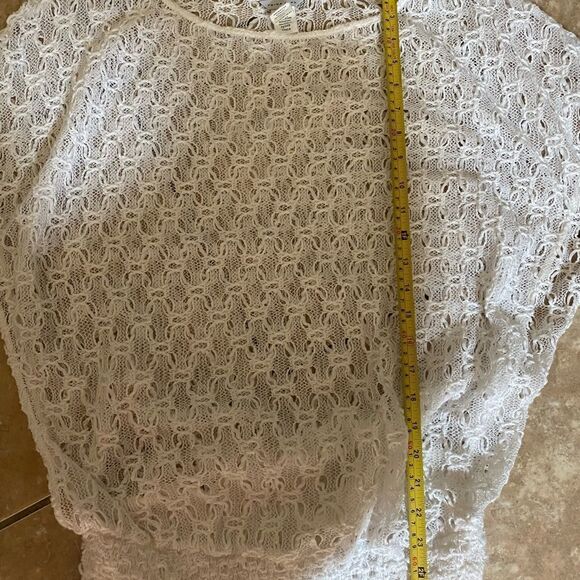 Trina Turk P Petite Open Knit Top Blouse - Picture 4 of 5